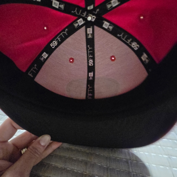 New Era 59fifty Red San Francisco 49ers Hat - Picture 6 of 7